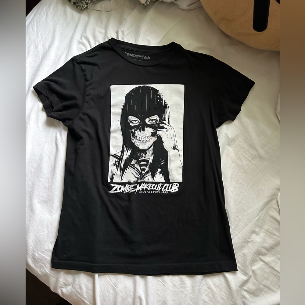 Zombie Makeout Club Black Graphic T-Shirt